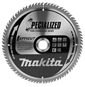 Makita B-67290 Efficut Afkortzaagblad - 260 X 30 X 80T - HoutB-67290