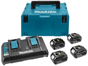 Makita 197156-9 18V Li-Ion Accu Starterset (4x 4.0Ah) + Duolader In Mbox197156-9