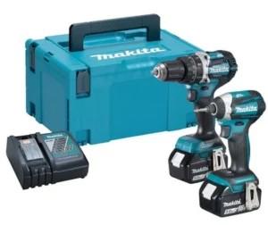 Makita DLX2181TJ 18V Li-Ion Accu Klop-/schroefmachine (DHP484)&Slagschroevendraaier (DTD154) Combiset (2x 5,0Ah Accu) In Mbox - KoolborstelloosDLX2181TJ