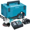 Makita DGA513RTJ 18V Li-Ion Accu Haakse Slijper Set (2x 5.0Ah Accu) In Mbox - 125mm - KoolborstelloosDGA513RTJ