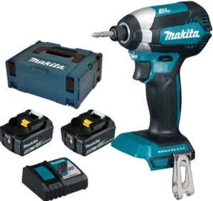 Makita DTD153RTJ 18V Li-Ion Accu Slagschroevendraaier Set (2x 5.0Ah Accu) In Mbox - KoolborstelloosDTD153RTJ