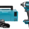 Makita DTD154RTJ 18V Li-Ion Accu Slagschroevendraaier Set (2x 5.0Ah Accu) In Mbox - KoolborstelloosDTD154RTJ