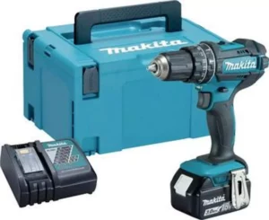Makita DHP482RF 18V Li-Ion Accu Klopboor- /schroefmachine Set (1x 3.0Ah Accu) In MboxDHP482RF
