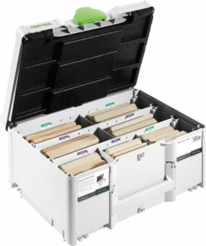 Festool DS/XL D12/D14 128 BU DOMINO XL Stenen Beuken In SystainerDS/XL D12/D14 128 BU