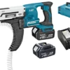 Makita DFR550RMJ 18V Li-Ion Accu Schroefautomaat / Bandschroefmachine Set (2x 4.0Ah Accu) In Mbox - 25-55mmDFR550RMJ