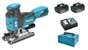 Makita DJV181RFJ 18V Li-Ion Accu Decoupeerzaag Set (2x 3.0Ah Accu) In Mbox - T-greep - Variabel - KoolborstelloosDJV181RFJ