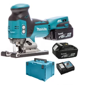 Makita DJV181RMJ 18V Li-Ion Accu Decoupeerzaag Set (2x 4.0Ah Accu) In Mbox - T-greep - Variabel - KoolborstelloosDJV181RMJ