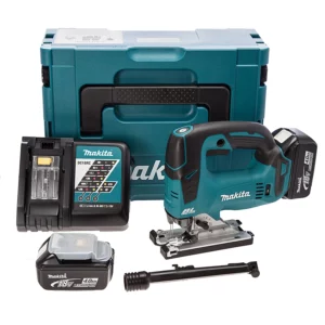 Makita DJV182RMJ 18V Li-Ion Accu Decoupeerzaag Set (2x 4.0Ah Accu) In Mbox - D-greep - Variabel - KoolborstelloosDJV182RMJ