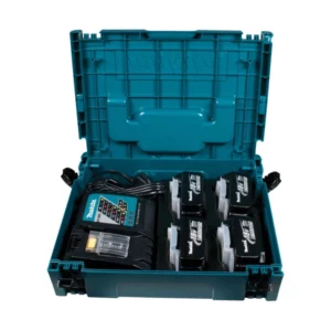 Makita 196696-4 18V Li-Ion Accu Starterset (4x 3.0Ah) + Lader In Mbox196696-4