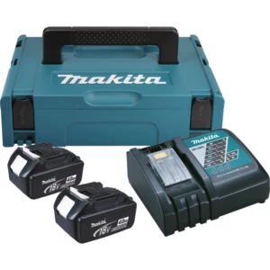 Makita 196866-5 18V Li-Ion Accu Starterset (2x 4.0Ah) + Lader In Mbox196866-5