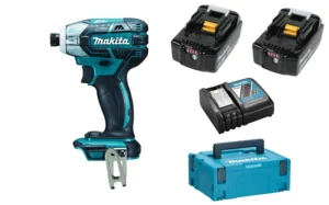 Makita DTS141RMJ 18V Li-Ion Accu Impuls Slagschroevendraaier Set (2x 4.0Ah Accu) In Mbox - KoolborstelloosDTS141RMJ