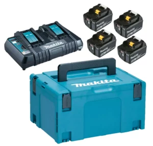 Makita 197626-8 18V Li-Ion Accu Starterset (4x 5.0Ah) + Duolader In Mbox197626-8