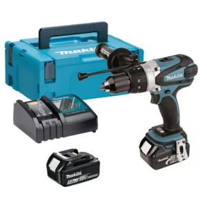 Makita DHP458RTJ 18V Li-Ion Accu Klopboor- /schroefmachine Set (2x 5.0Ah Accu) In MboxDHP458RTJ