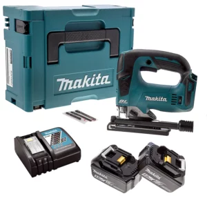 Makita DJV182RTJ 18V Li-Ion Accu Decoupeerzaag Set (2x 5.0Ah Accu) In Mbox - D-greep - Variabel - KoolborstelloosDJV182RTJ