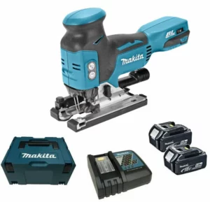 Makita DJV181RTJ 18V Li-Ion Accu Decoupeerzaag Set (2x 5.0Ah Accu) In Mbox - T-greep - Variabel - KoolborstelloosDJV181RTJ