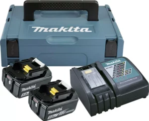 Makita 197624-2 18V Li-ion Accu Starterset (2x 5.0Ah) + Lader In Mbox197624-2