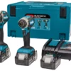 Makita DLX2180TJ1 18V Li-Ion Accu Klop-/schroefmachine (DHP484)&Slagschroevendraaier (DTD153) Combiset (3x 5,0Ah Accu) In Mbox - KoolborstelloosDLX2180TJ1