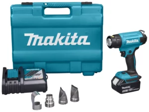 Makita DHG181RT 18V Li-Ion Accu Heteluchtpistool Set (1x 5,0Ah) In Koffer - 550°C - 200l/minDHG181RT