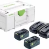 Festool SYS 18V 2x5,0/TCL 6 DUO Energieset (2x 5,0Ah) In SystainerSYS 18V 2x5,0/TCL 6 DUO