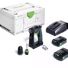 Festool CXS 18 C 3,0-Plus 18V Li-Ion Accu Schroefboormachine Set (2x 3,0Ah) In Systainer - 40NmCXS 18 C 3,0-Plus