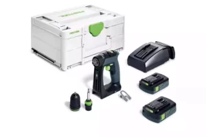 Festool CXS 18 C 3,0-Plus 18V Li-Ion Accu Schroefboormachine Set (2x 3,0Ah) In Systainer - 40NmCXS 18 C 3,0-Plus