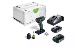 Festool TXS 18 C 3,0-Plus 18V Li-Ion Accu Schroefboormachine Set (2x 3,0Ah) In Systainer - 40NmTXS 18 C 3,0-Plus