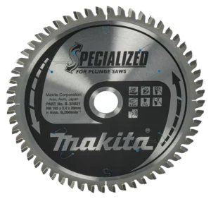 Makita B-33021 Specialized Invalzaagblad - 165 X 20 X 56T - AluminiumB-33021