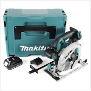 Makita DHS680Y1J LXT 18 V Li-Ion Accu Cirkelzaag Set (1 X 1,5Ah) In Mbox - 165mm - KoolborstelloosDHS680Y1J