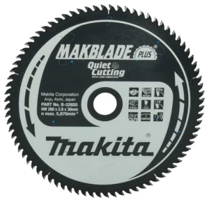 Makita B-32655 Makblade-Plus Tafelzaagblad - 260 X 30 X 80T - HoutB-32655