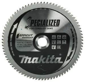 Makita E-06323 Efficut Afkortzaagblad - 260 X 30 X 81T - AluminiumE-06323