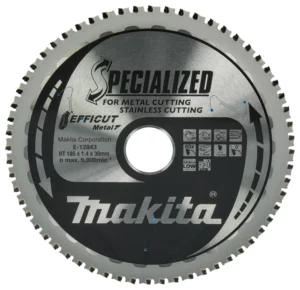 Makita E-12843 Efficut Cirkelzaagblad RVS/Staal - 185x30x1,4mm 60TE-12843
