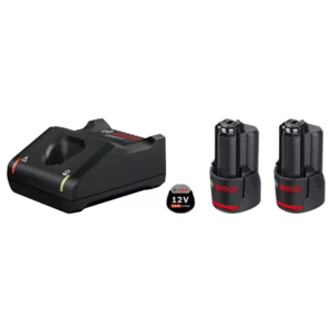 Bosch 1600A019RD Starterset 12 V Advanced 12V Li-Ion Accu Starterset (2x 3.0Ah) + Lader1600A019RD