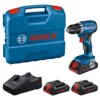 Bosch GSR18V-45 18V Li-ion Accu Schroefboormachine Set (3x 4Ah Accu) In L-Case - 45NmGSR18V-45