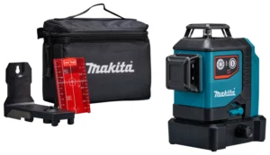 Makita SK700D 12V Max Li-Ion Accu Zelfnivellerende 3x360° Kruislijnlaser Body In Tas - 25m - RoodSK700D