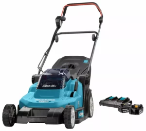 Makita DLM432CT2 36V (2x 18V) Li-Ion Accu Grasmaaier Set (2x 5.0Ah Accu) - 43cmDLM432CT2