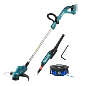 Makita DUR193Z LXT 18V Li-Ion Accu Grastrimmer Body - 260mm - Maait/trimt Netjes De Randen Van Het Gras - Eenvoudig In Hoogte VerstelbaarDUR193Z