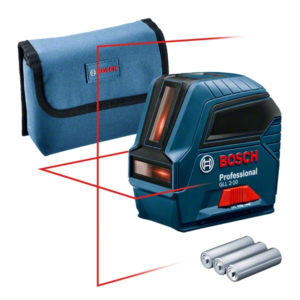 Bosch GLL 2-10 Kruislijnlaser In Tas - Rood - 10mGLL 2-10