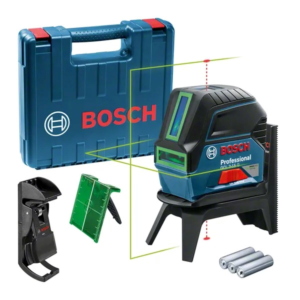 Bosch GCL 2-15 G Kruislijnlaser Met Loodlijnfunctie + Wandhouder In Koffer - 15m - GroenGCL 2-15 G
