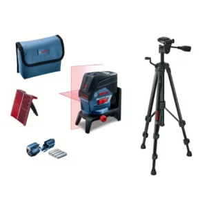 Bosch GCL 2-50 C 12V Li-Ion Accu Kruislijnlaser In Etui + Statief (BT 150) - 20mGCL 2-50 C