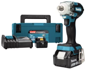 Makita DTW300RTJ 18V Li-ion Accu Slagmoersleutel Set (2x 5.0Ah Accu) In Mbox - 330Nm - 1/2"DTW300RTJ
