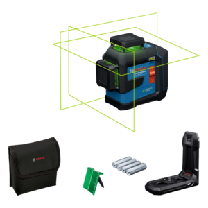 Bosch GLL 80-33 G Kruislijnlaser In Tas - Groen - 30m - 3x 360° - IP65GLL 80-33 G