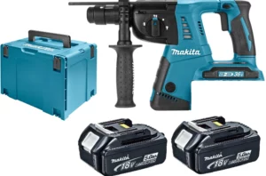 Makita DHR264RM2 36V (2x 18V) Li-Ion Accu SDS-plus Combihamer Set (2x 4.0Ah Accu) In Koffer - 2,5JDHR264RM2