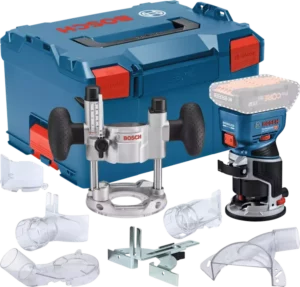 Bosch GKF 18V-8 18V Accu Kantenfrees Body Inclusief Accessoires In L-boxx - 8mmGKF 18V-8