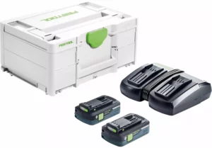 Festool SYS 18V 2x4,0/TCL 6 DUO Energieset (2x 4,0Ah) In SystainerSYS 18V 2x4,0/TCL 6 DUO