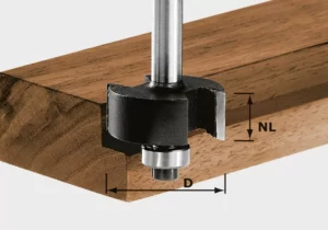 Festool 491022 HW S8 D31,7/NL 12,7 Sponningfrees - 8"- 31,7mm - 12,7/54mmHW S8 D31,7/NL 12,7