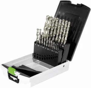 Festool 498981 19 Delige Novadrive HSS-spiraalborensetHSS D 1-10 Sort/19