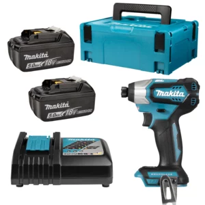 Makita DTD155RTJ 18V Li-Ion Accu Slagschroevendraaier Set (2x 5.0Ah Accu) In Mbox - KoolborstelloosDTD155RTJ