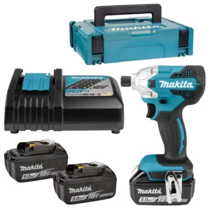Makita DTD156RTJ 18V Li-Ion Accu Slagschroevendraaier Set (2x 5.0Ah Accu) In MboxDTD156RTJ