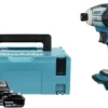 Makita DTS141RTJ 18V Li-Ion Accu Impuls Slagschroevendraaier Set (2x 5.0Ah Accu) In Mbox - KoolborstelloosDTS141RTJ