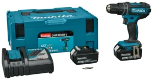Makita DHP482RFJ 18V Li-Ion Accu Klopboor- /schroefmachine Set (2x 3.0Ah Accu) In MboxDHP482RFJ
